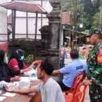 Babinsa 1623-02/Abang Bersinergi dengan Puskesmas Tingkatkan Pelayanan Kesehatan Warga
