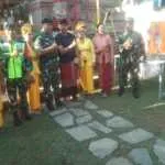 Danramil Sawan Hadiri Upacara Mlapasin Mrajan Dadya Pasek Gelgel di Desa Sudaji