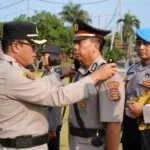 Kapolres Gianyar Pimpin Pelantikan Kasat Binmas dan Sertijab Kapolsek Tampaksiring