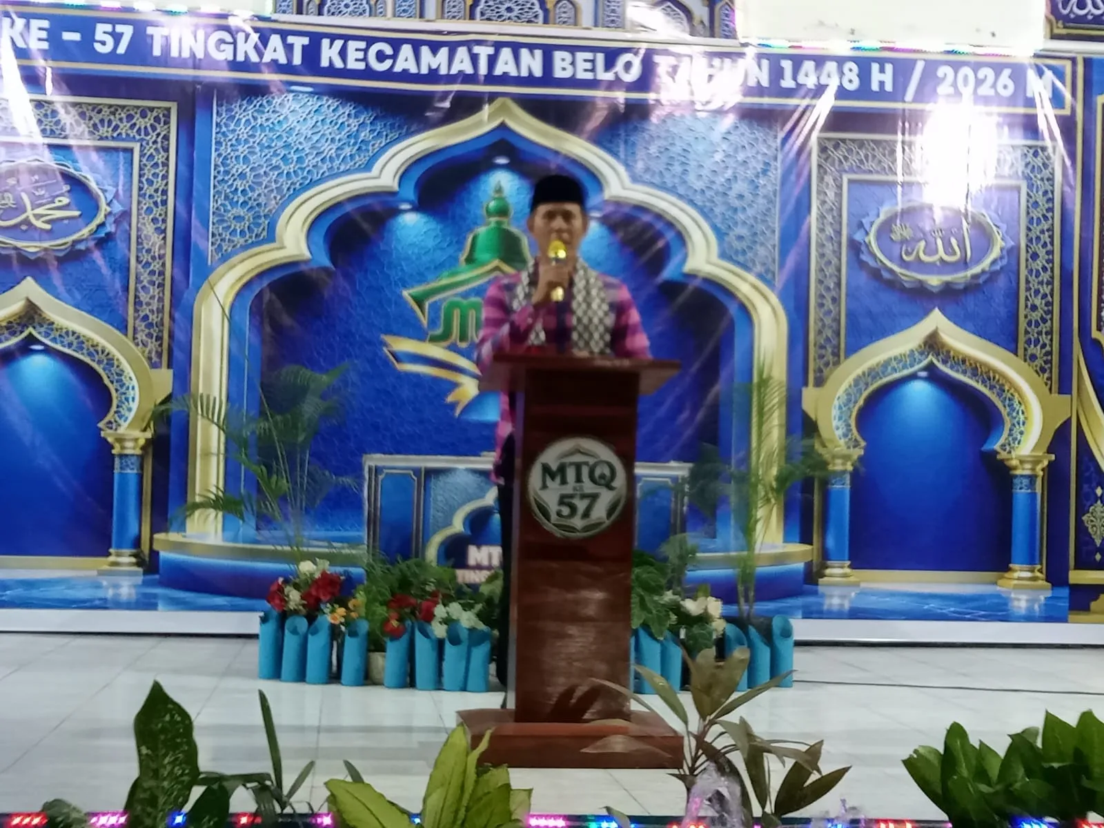 MTQ ke-57 Kecamatan Belo Resmi Dibuka, Babinsa Hadir Pastikan Kegiatan Kondusif