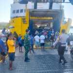 Piket Koramil Pantai Baru Kawal Kedatangan hingga Keberangkatan KMP Lakaan