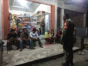 Patroli dan Ronda Malam Babinsa Monta, Wujudkan Wilayah Aman dan Kondusif