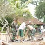 Dansatgas Apresiasi Antusiasme Warga Tihingan Dukung Program TMMD ke-130
