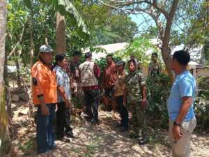 Wujudkan Tertib Administrasi Pertanahan, Babinsa Dampingi Pengukuran dan Pemetaan Kadastral