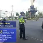 Agar Terciptanya Kelancaran Lalu Lintas Personil Lantas Melaksanakan Penjagaaan dan Pengaturan di Ktl 2