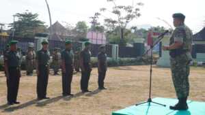 Tradisi Korps Raport Kodim 1630/Mabar, 24 Prajurit Terima Kenaikan Pangkat Periode 1 Oktober 2026