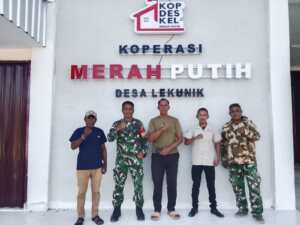 Babinsa Rote Ndao Koordinasi dengan Pengurus Kopdes Lekunik, Dorong KDKMP Segera Siap Beroperasi