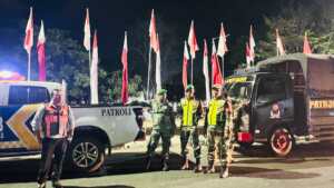 Ciptakan Situasi Kondusif, Patroli 3 Pilar Digelar di KTC Taliwang