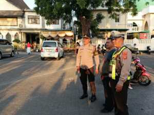 Polres Bandara Ngurah Rai Kawal Ibadah Minggu di Gereja Ekklesia