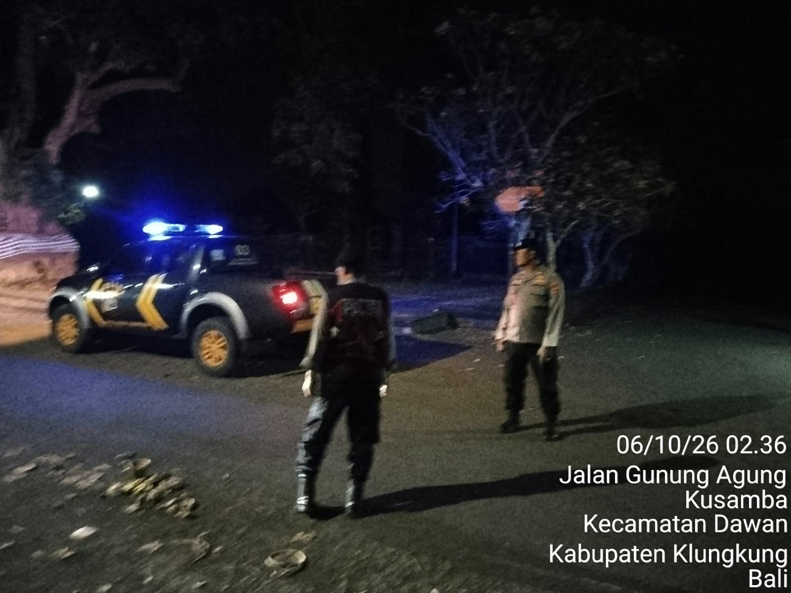 Patroli Subuh Polsek Dawan Sasar Lokasi Rawan, Cegah Gangguan Kamtibmas dan 3C