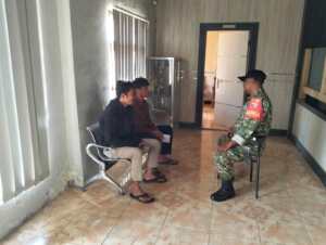 Wujudkan Kemanunggalan TNI dan Rakyat, Babinsa Desa Goa Sambangi Warga Binaan