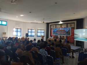 Perkuat Sinergi Lintas Sektor, Babinsa Belo Hadiri Dialog KSB Sadar STBM