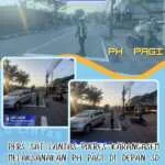 Polisi Sahabat Anak, Anggota Lantas Polres Karangasem Laksanakan Penyebrangan Pelajar SD Negeri 4 Subagan