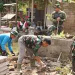 Bantu Tingkatkan Kesejahteraan Masyarakat, Satgas TMMD Kodim Klungkung Mulai Rehab Lima Unit RTLH