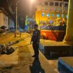 Jaga Keamanan Pelabuhan, Polsubsektor Kawasan Pelabuhan Sampalan Intensifkan Patroli Malam