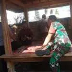 Babinsa Dasan Lekong Ajak Kepala Wilayah Dukung Rekrutmen Calon Prajurit TNI AD