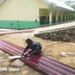 Kodim 1618/TTU Dorong Perbaikan Sarana Pendidikan, Rehabilitasi Gedung Lama SMKN Nibaaf Berlanjut